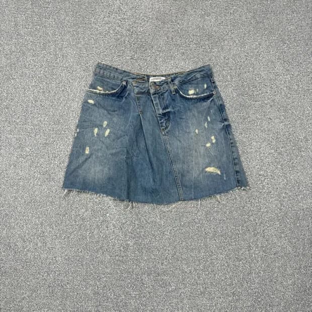 자라 우먼 워싱 데님 스커트 28