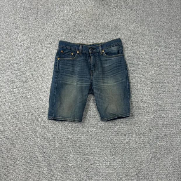 리바이스 505 워싱 데님 반바지 30