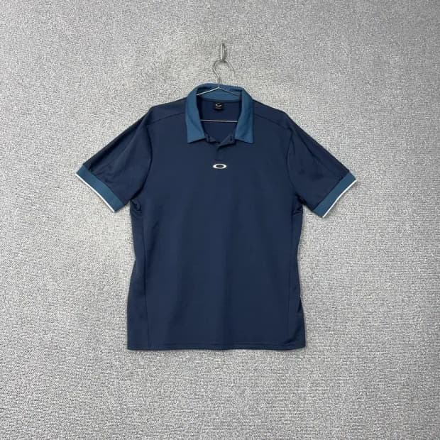 오클리 센터 로고 반팔 카라티 XL