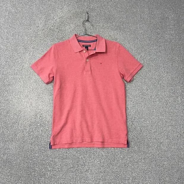 타미힐피거 뉴욕 코랄 반팔 카라티 M