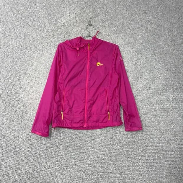 네파 로고 핑크 기능성 바람막이 M