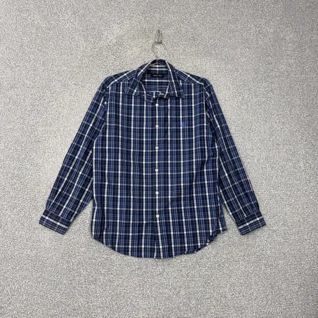 빈폴 로고 캐주얼 체크셔츠 95