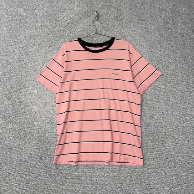 앤더슨벨 스트라이프 반팔티 L