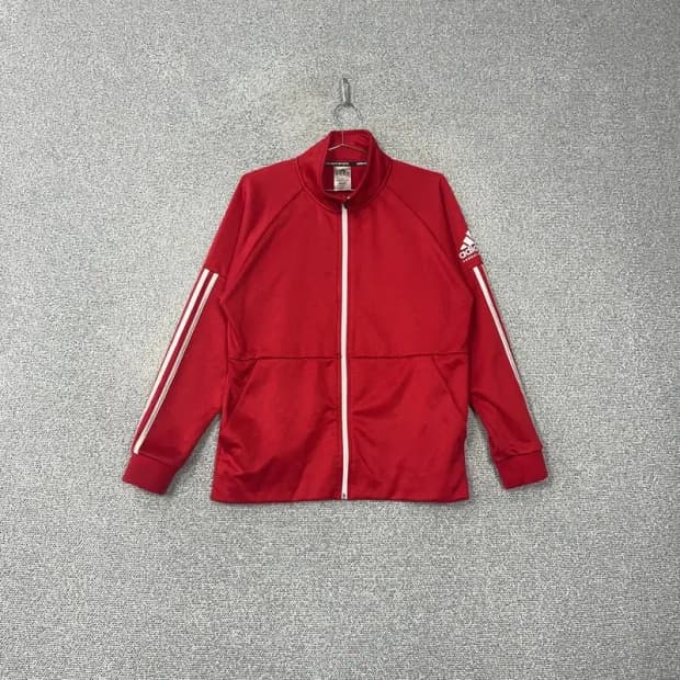 아디다스 레드 트랙탑 M