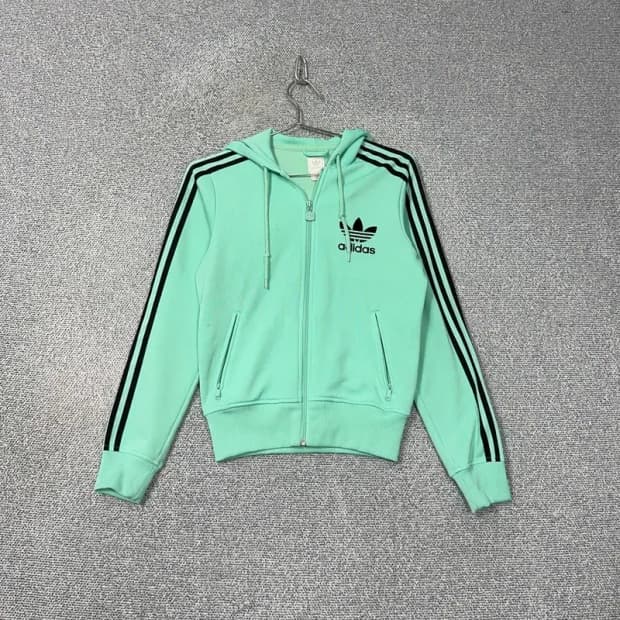 아디다스 민트 후드 트랙탑 85