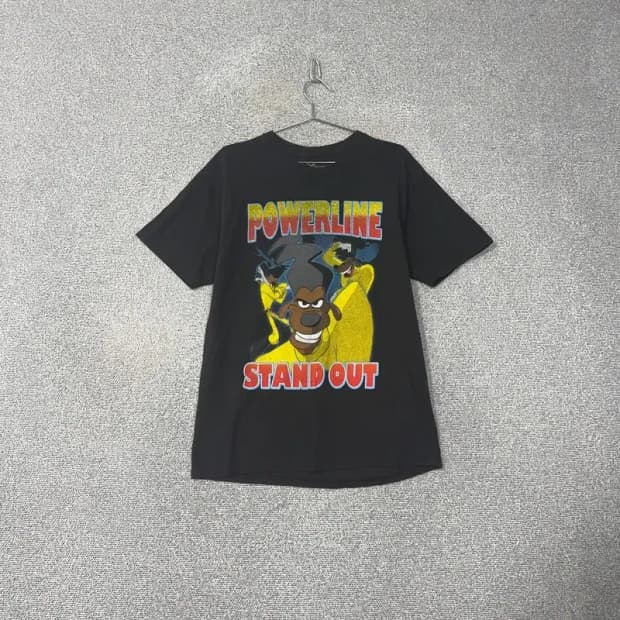 디즈니 무비 프린팅 빈티지 반팔티