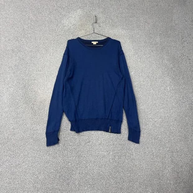 DKNY 네이비 빈티지 코튼 니트 S