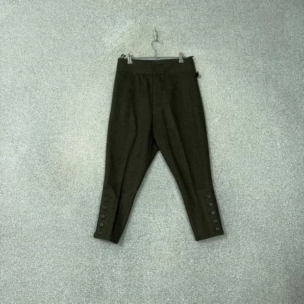 미우미우 이태리 테이퍼드 버튼 슬랙스 36