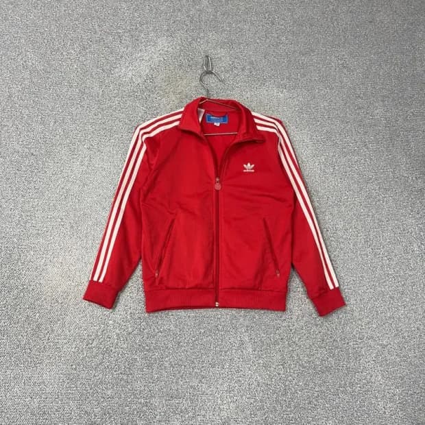 아디다스 파이어버드 레드 트랙탑 저지 XS