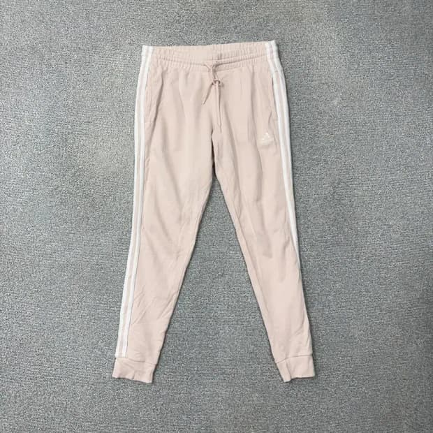 아디다스 연핑크 조거팬츠 L