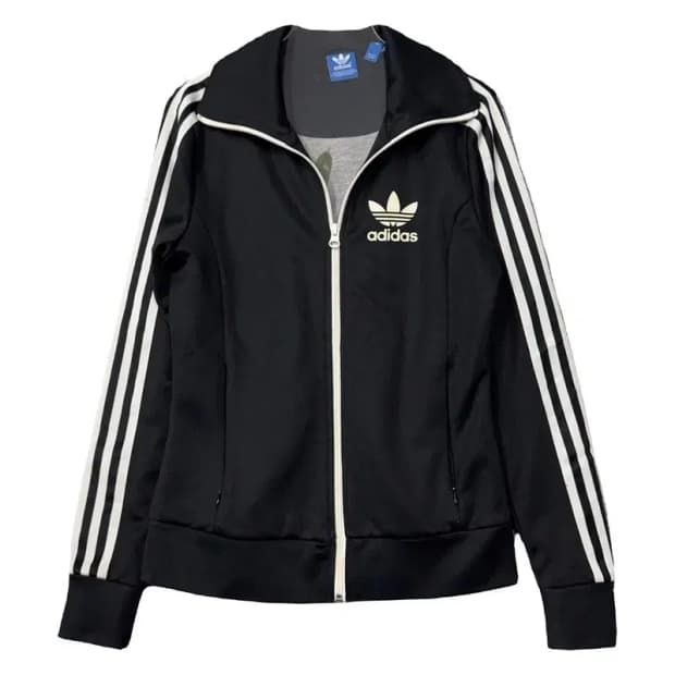아디다스 검흰 유로파 트랙탑 집업 저지 M