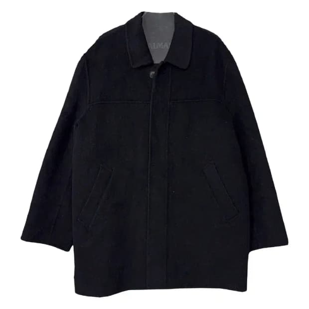 발망 블랙 울 캐시미어 코트 95