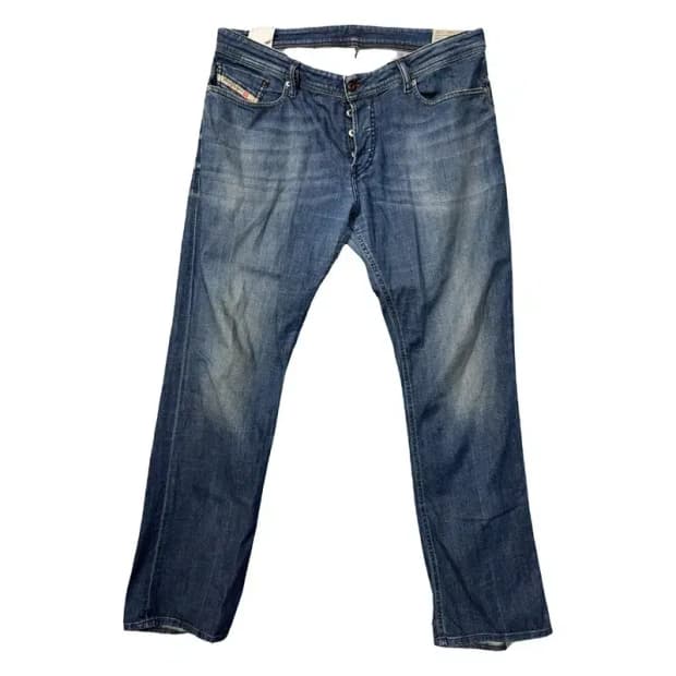 디젤 뉴-팬커 연청 워싱 빈티지 데님팬츠 34 32