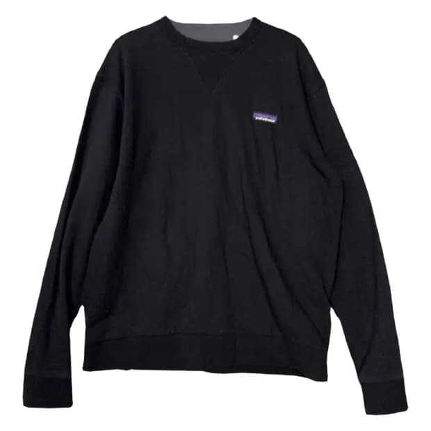 파타고니아 블랙 맨투맨 M