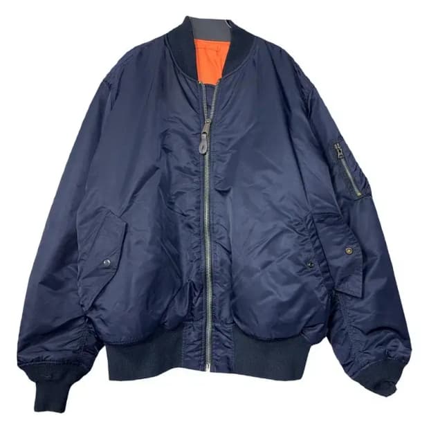 알파인더스트리 오버사이즈 양면 MA-1 봄버 자켓 XXL