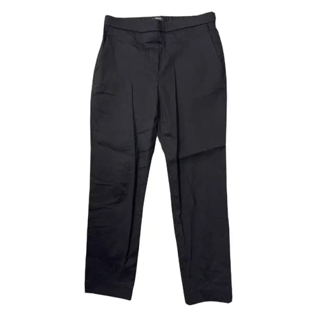 띠어리 블랙 린넨 캐주얼 슬랙스 2