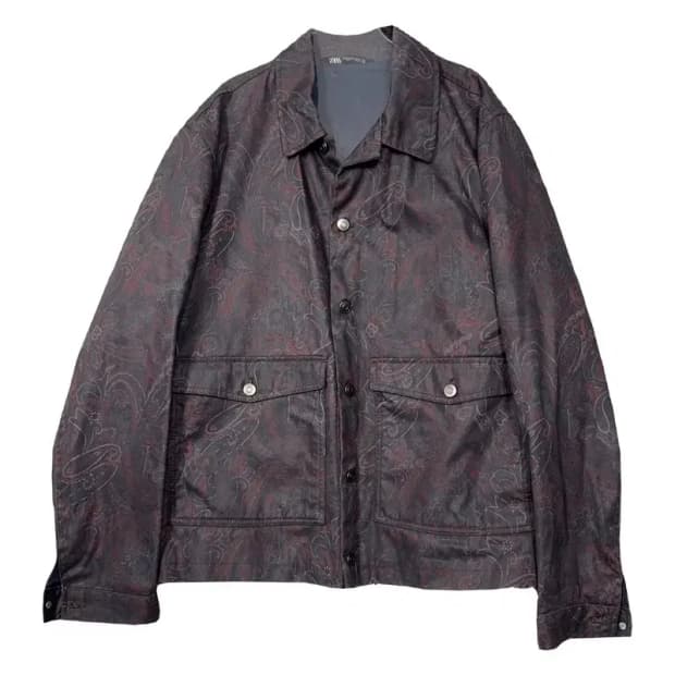 자라 빈티지 패턴 남성 자켓 XL