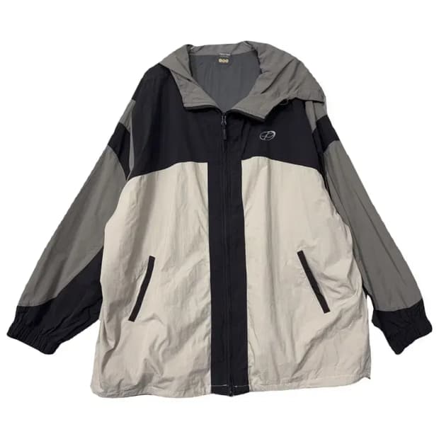 꼼파뇨 테크웨어 멀티컬러 빈티지 윈드 자켓 XL