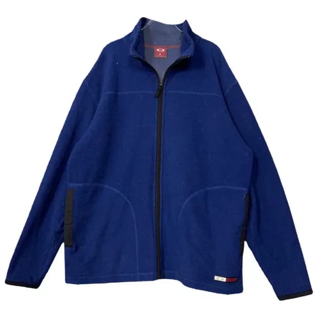 오클리 네이비 플리스 후리스 집업 L