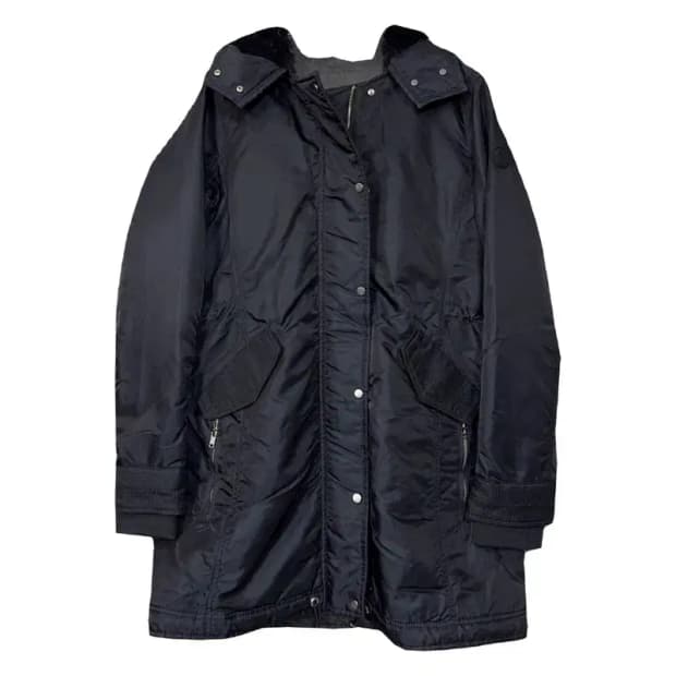 아베크롬비 네이비 완장 로고 점퍼 코트 L