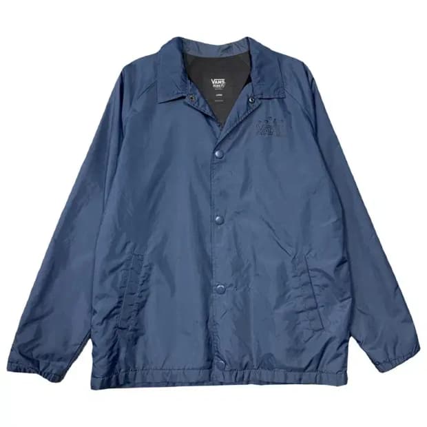 반스 네이비 코치 자켓 LARGE