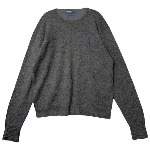 폴로 두산 램스 울 그레이 니트 105