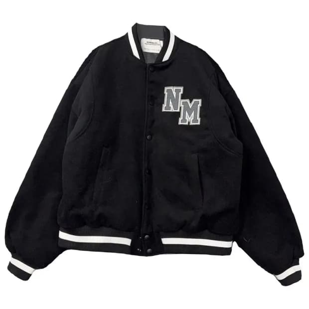 노매뉴얼 백자수 단가라 블랙 바시티 L