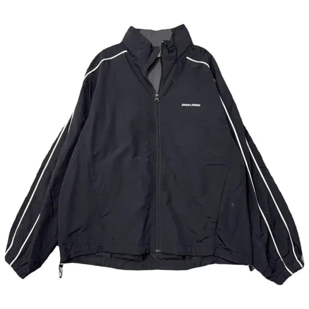 인사일런스 블랙 나일론 윈드자켓 XL