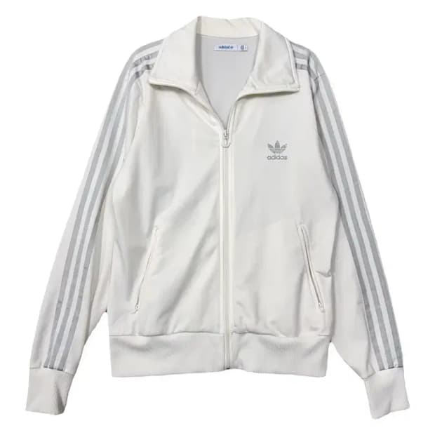 아디다스 흰은 파이어버드 트랙탑 집업 저지 L