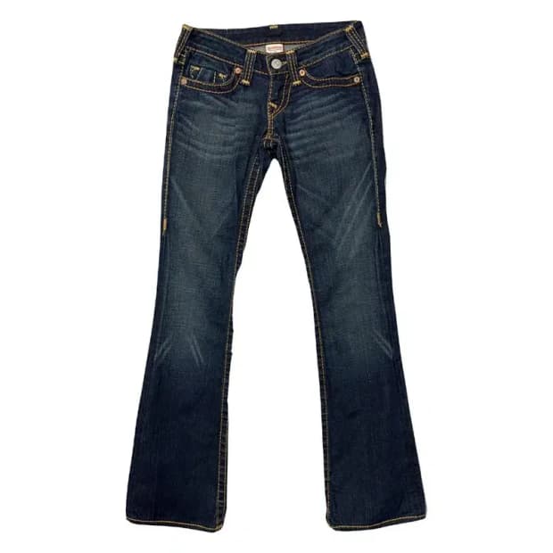 트루릴리젼 워싱 빈티지 Y2K 부츠컷 청바지 24