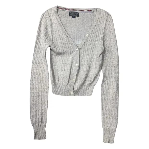 폴로 두산 울 캐시미어 니트 가디건 S