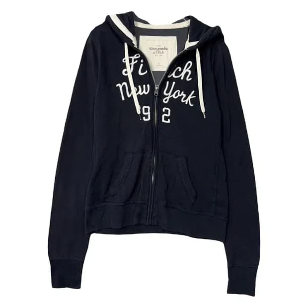 아베크롬비 스펠 로고 Y2K 후드 집업 M