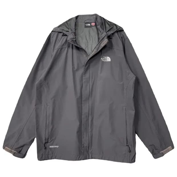 노스페이스 그레이 로고 테크웨어 바람막이 XL