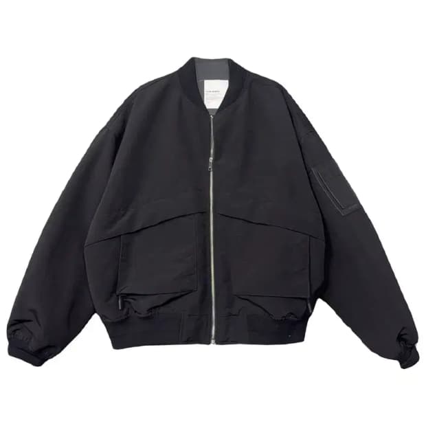 코드그라피 블랙 오버 사이즈 블루종 S