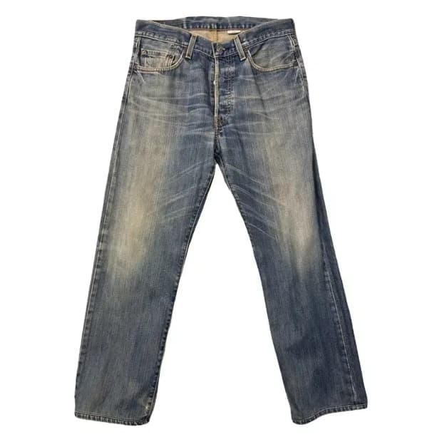 리바이스 501 Y2K 빈티지 워싱 청바지 32