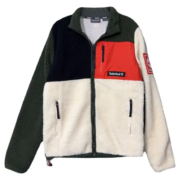 팀버랜드 멀티컬러 뽀글이 후리스 XS/TP