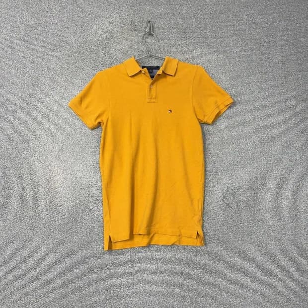 타미힐피거 옐로우 반팔 카라티 XS