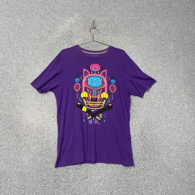 나이키 빈티지 프린팅 반팔티 L