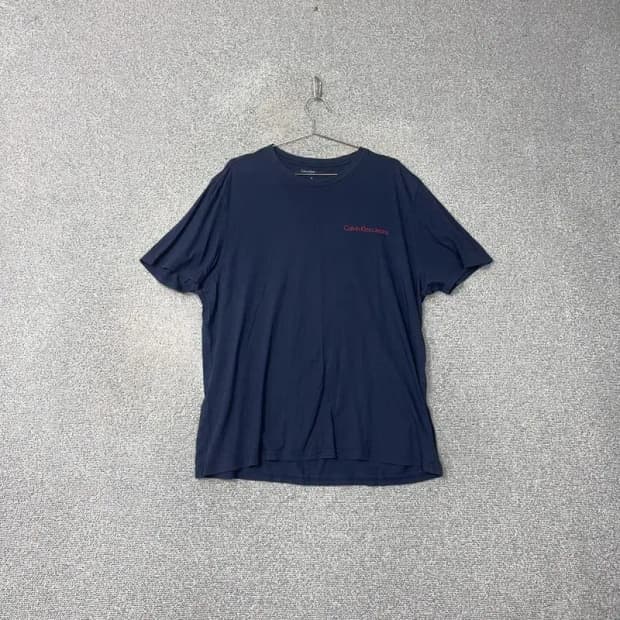 캘빈클라인 네이비 로고 반팔티 XL