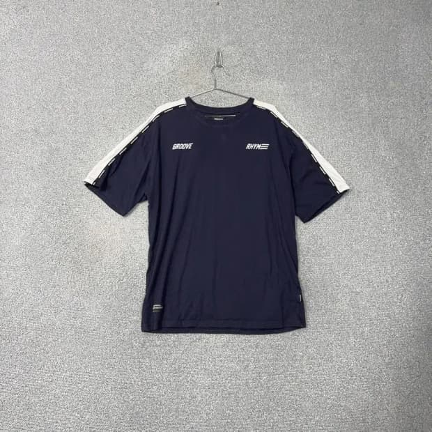 그루브라임 빈티지 네이비 반팔티 XL