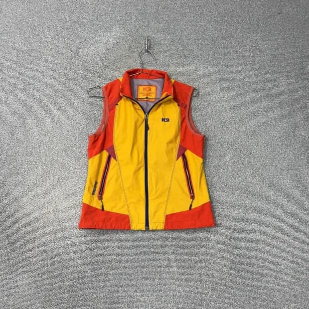 K2 로고 여성 바람막이 조끼 90