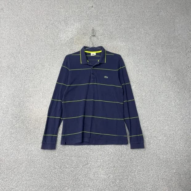 라코스테 스트라이프 네이비 카라티 95