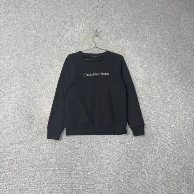 캘빈클라인 스펠 로고 맨투맨 L