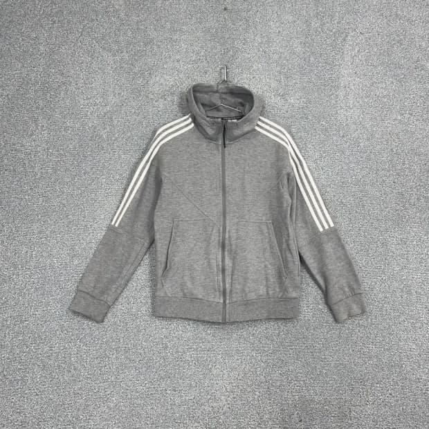 아디다스 캐주얼 삼선 후드집업 L
