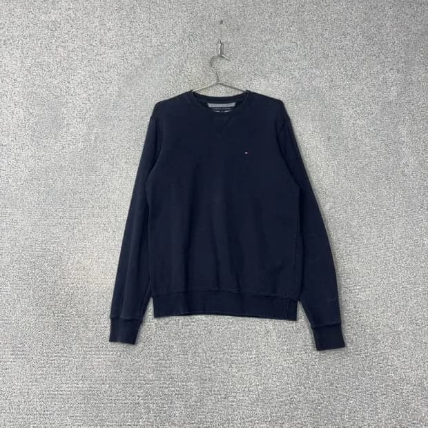 타미힐피거 로고 네이비 맨투맨 S