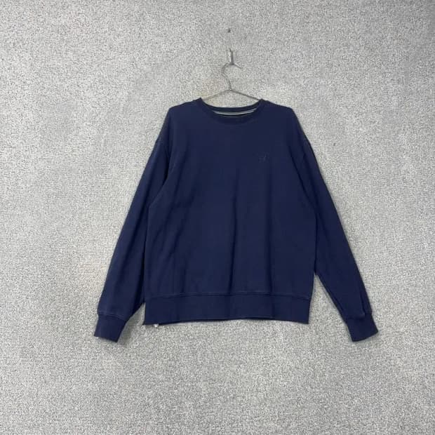 뉴발란스 로고 네이비 맨투맨 M