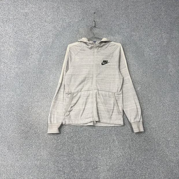 나이키 스우시 라이트 그레이 후드집업 S