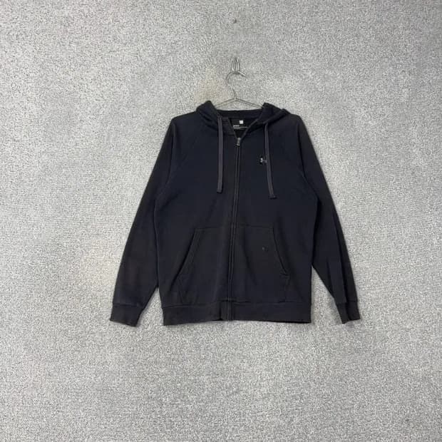 언더아머 심플 로고 캐주얼 남성 후드집업 L