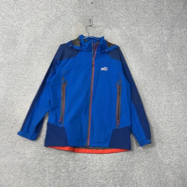 밀레 고어텍스 블루 등산 기능성 바람막이 105