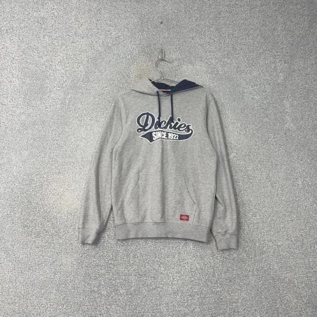 디키즈 프린팅 그레이 후드티 S